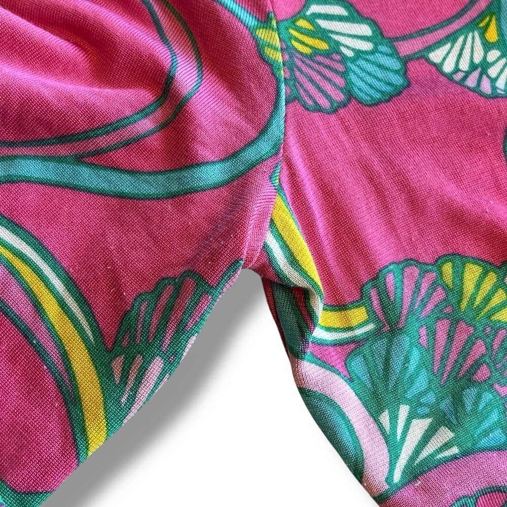 Lilly Pulitzer Shell We Dance Ruffled Wrap Dress XS - Picture 7 of 9